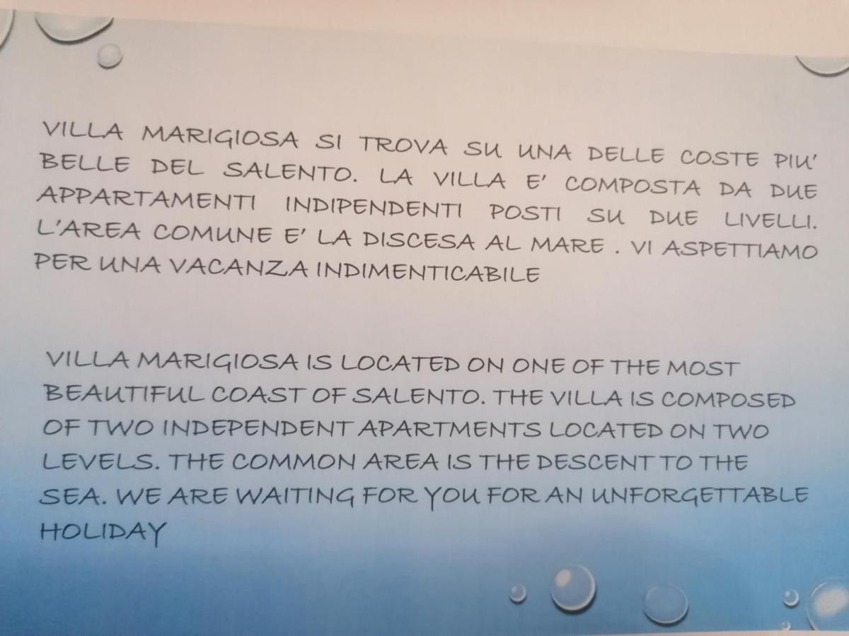 Villa Marigiosa Salento Marittima Zewnętrze zdjęcie